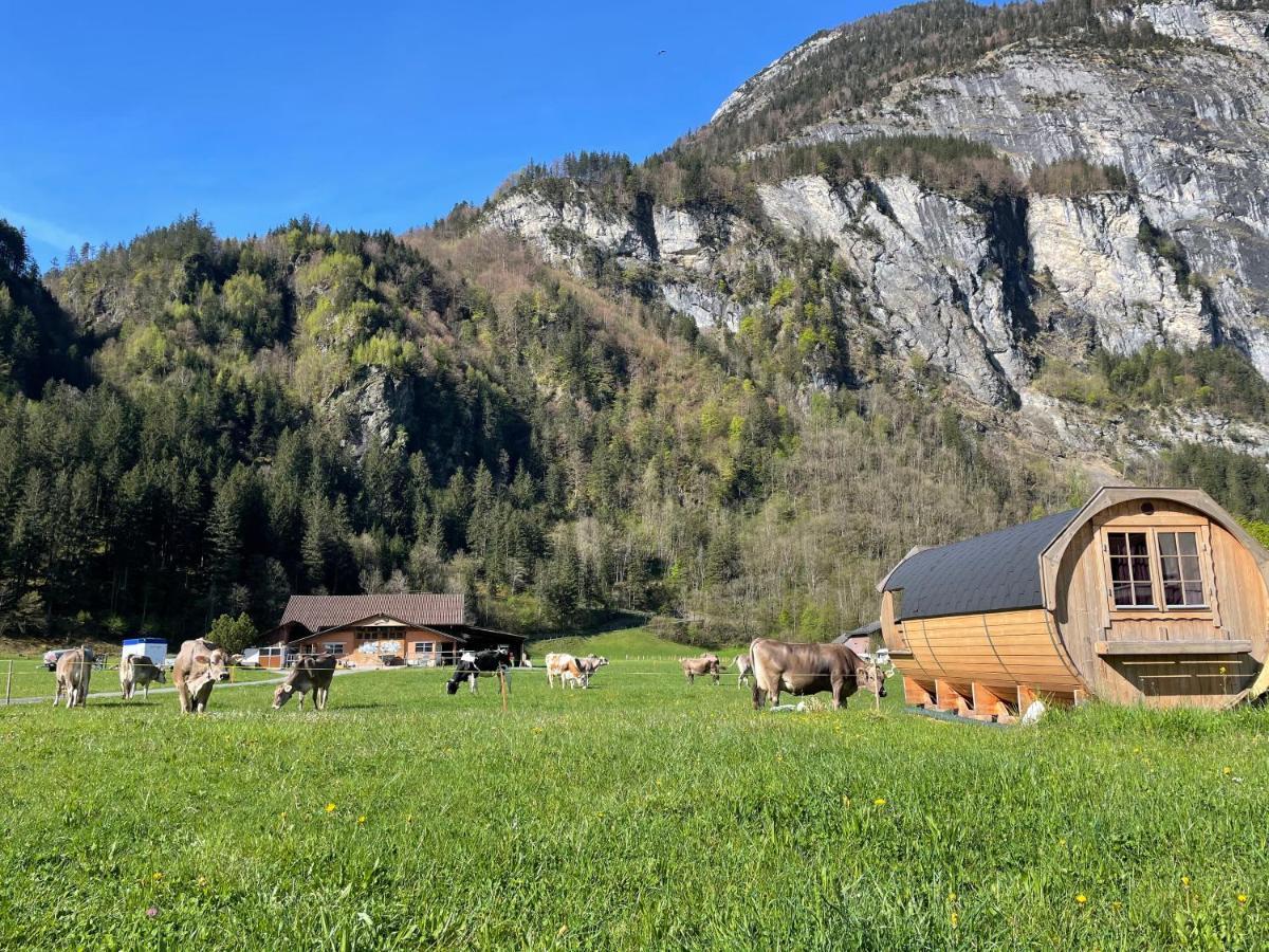 Schlafen Im Fass - Schlaffass - Abenteuer - Romantik - Haslifass Innertkirchen Esterno foto
